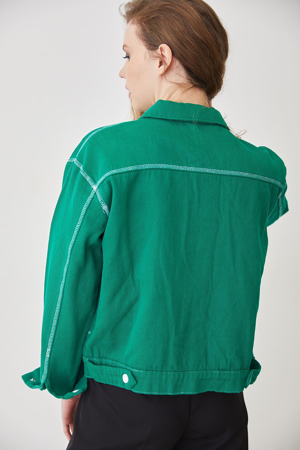 Gabardin Ceket-Yeşil