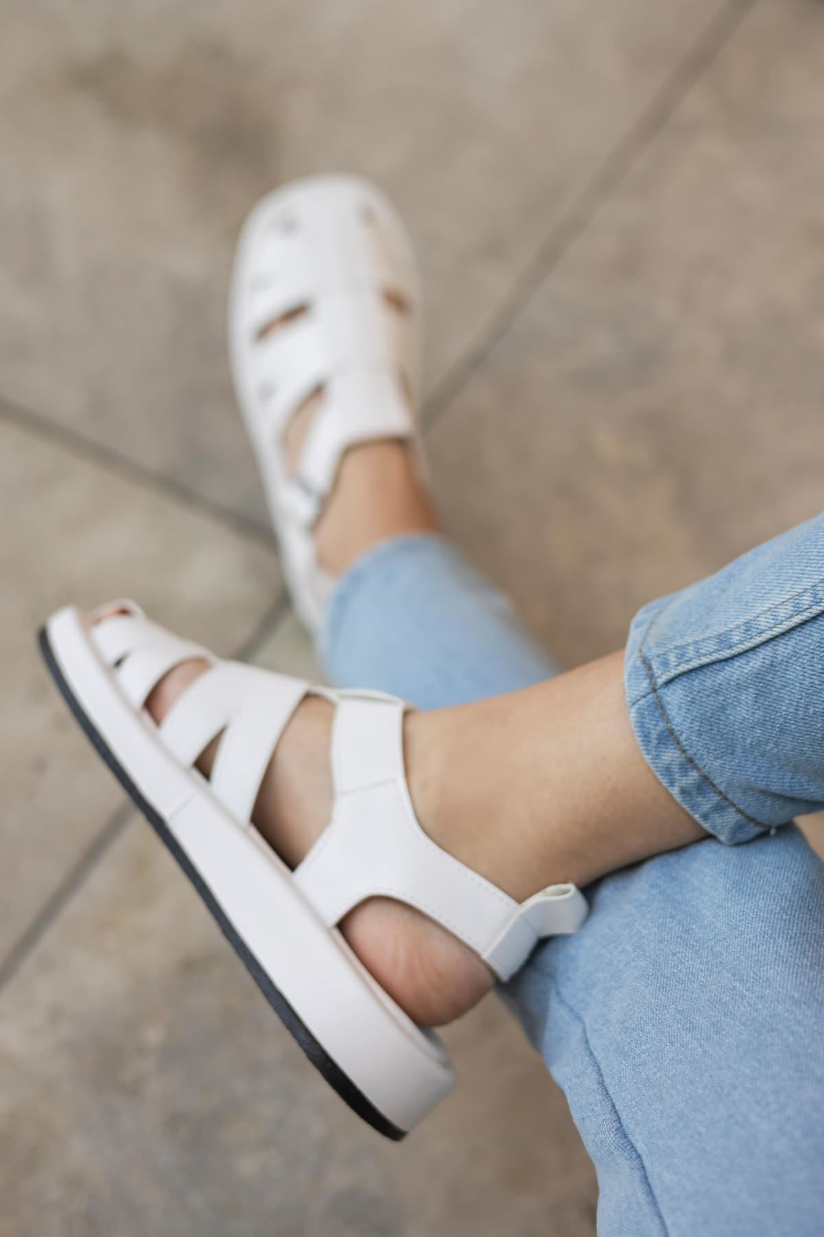 Sandalet-Beyaz
