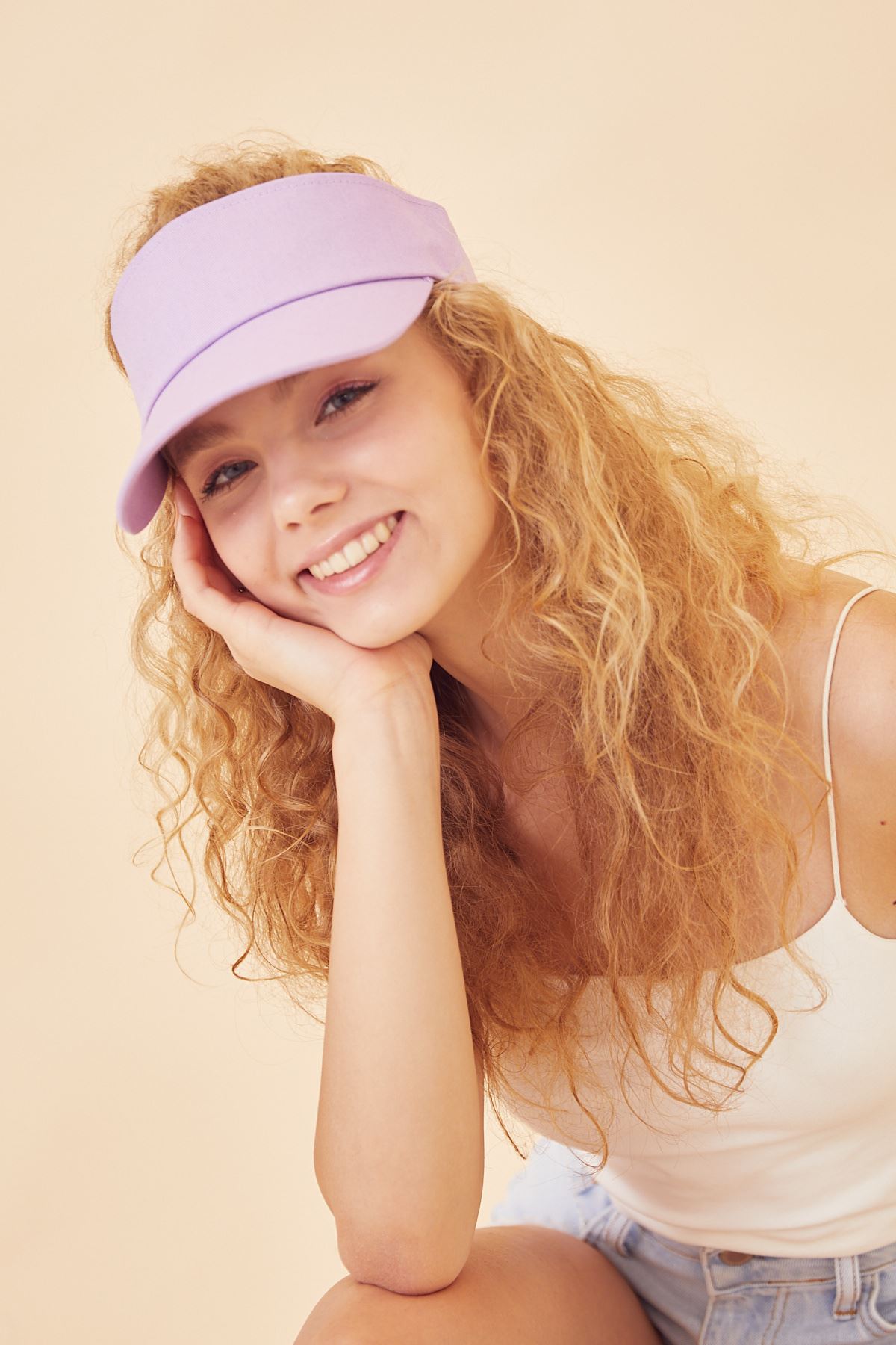 Tenisçi Şapkası-Lila