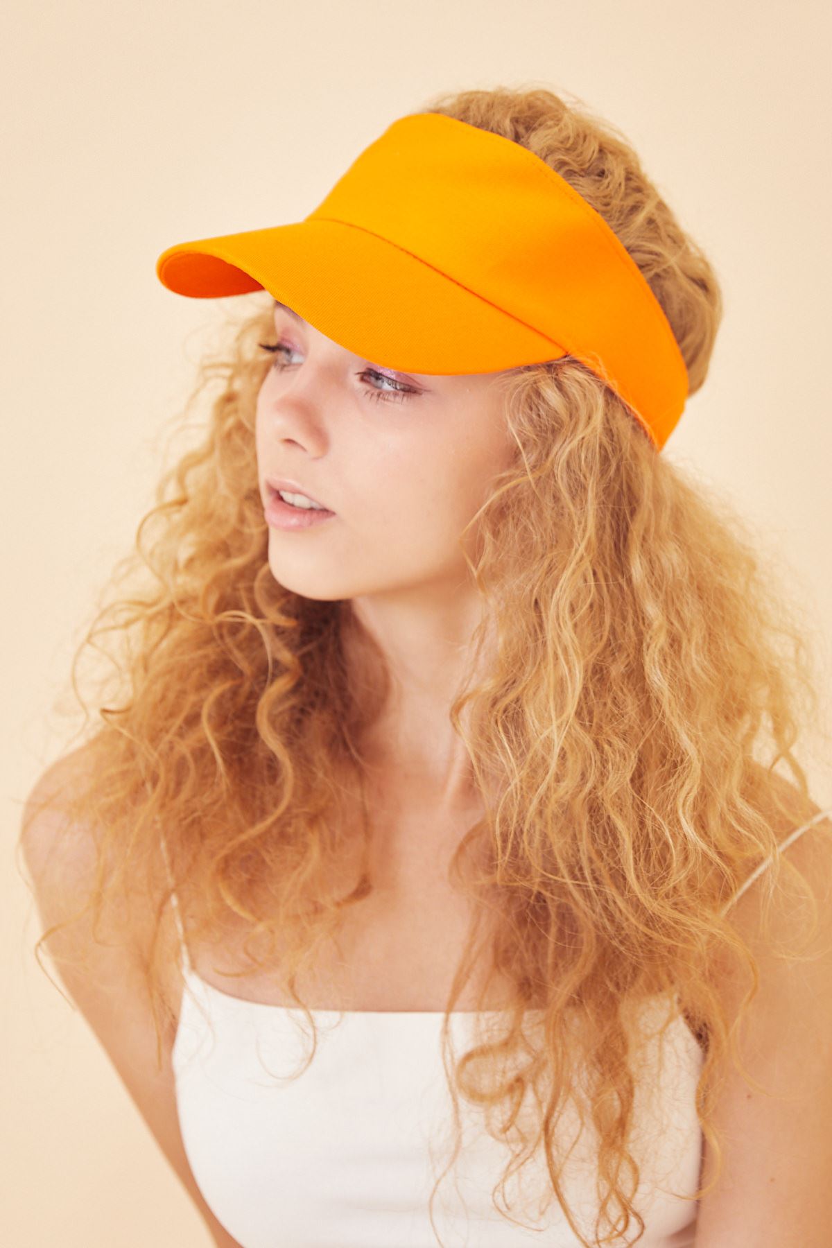 Tenisçi Şapkası-Oranj
