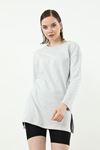 Basic Sweatshirt-Gri